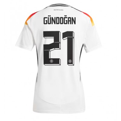 Moški Nogometni dresi Nemčija Ilkay Gundogan #21 Domači EP 2024 Kratek Rokav Moški Nogometni dresi Nemčija Ilkay Gundogan #21 Domači EP 2024 Kratek Rokav